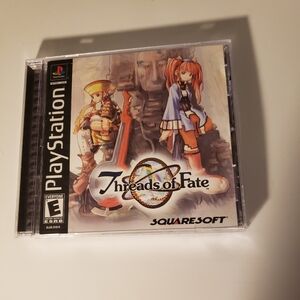 PS1 PLAYSTATION THREADS OF FATE GAME.  TESTED AND WORKS GREAT